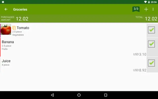 Shopping list android App screenshot 9