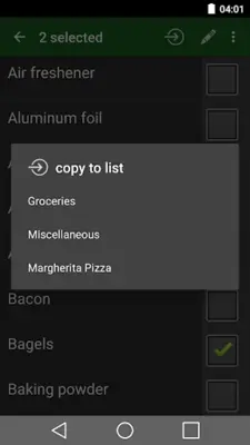 Shopping list android App screenshot 12