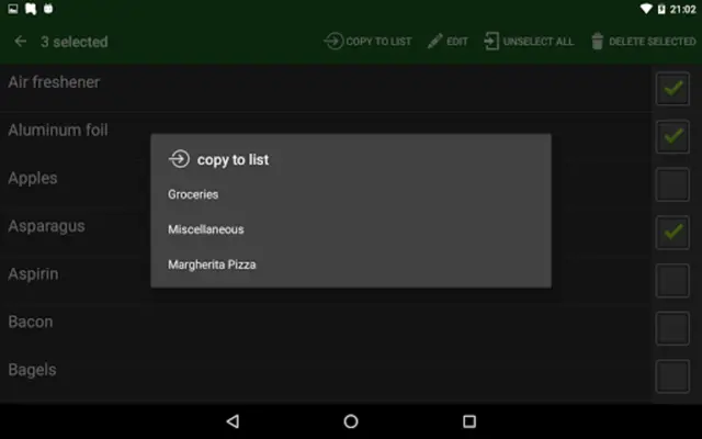 Shopping list android App screenshot 6